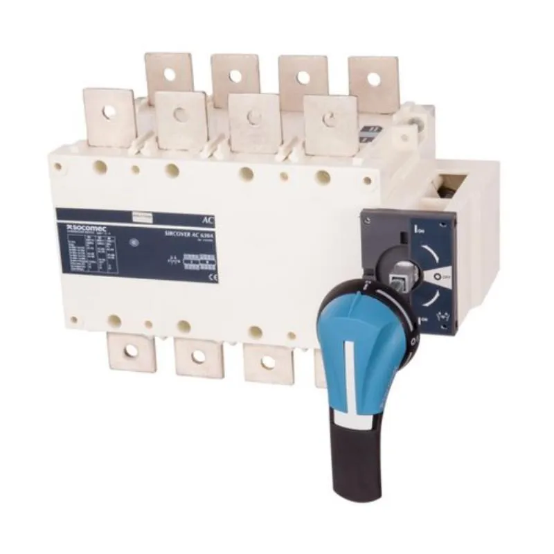 Socomec Manual changeover Sircover Four Pole (4P / FP) from 63 to 3150 A